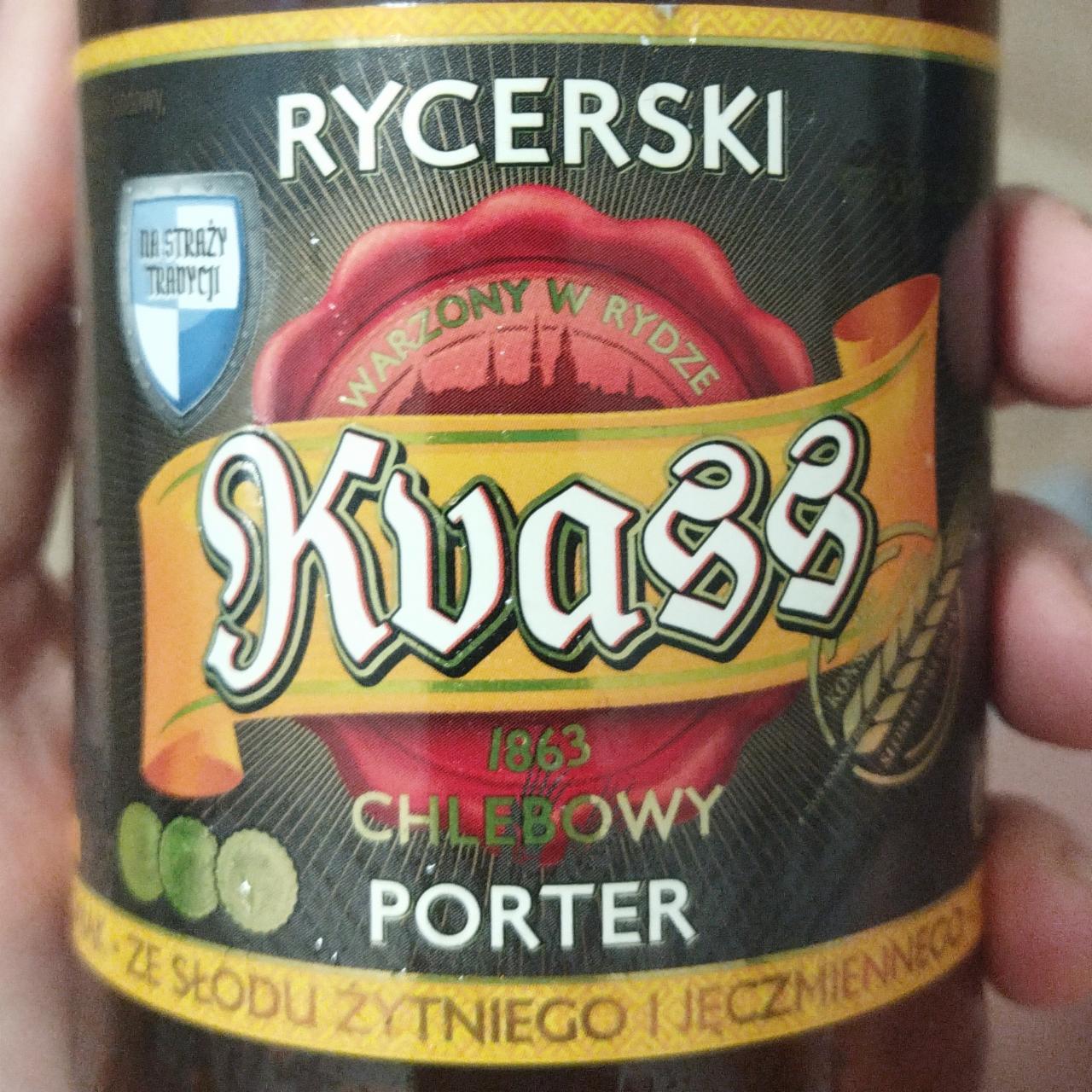 Фото - Kvass chlebowy porter Kvass Rycerski