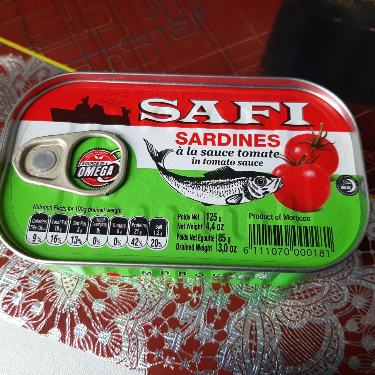 Фото - Sardines a la sauce tomato in tomato sauce Safi