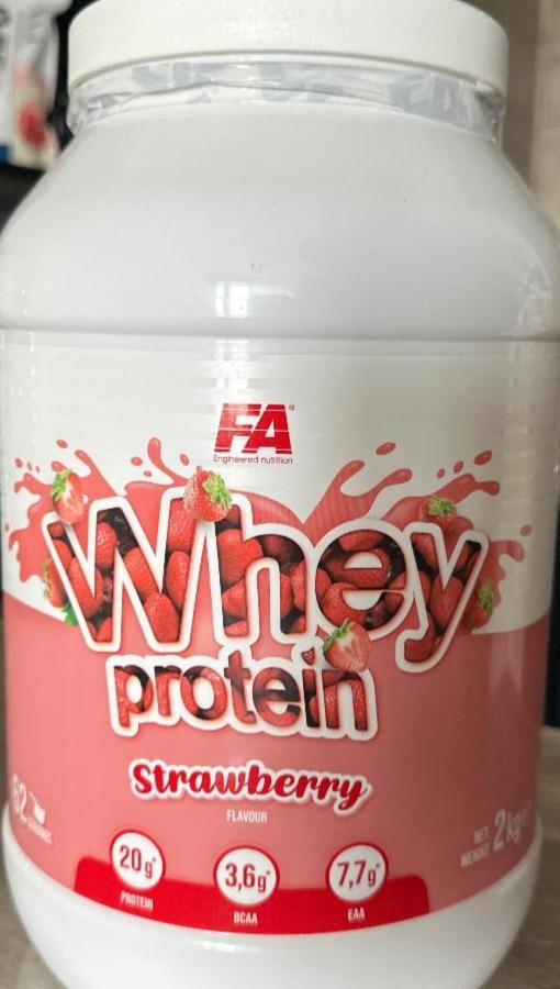 Фото - Whey protein Strawberry FA