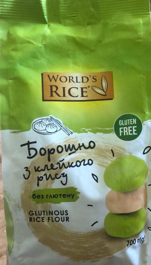 Фото - Мука из клейкого риса World's Rice