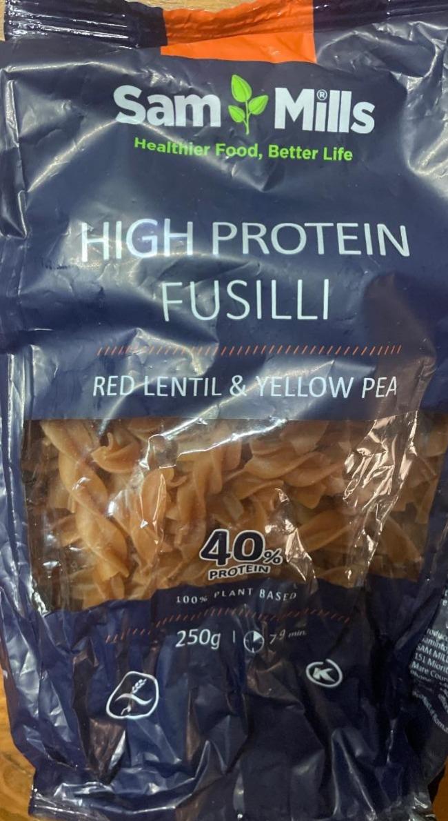 Фото - High protein fusilli red lentil yellow pea SamMills