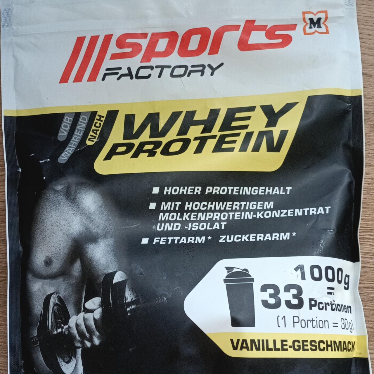 Фото - Whey protein mit vanille-geschmack Sports Factory