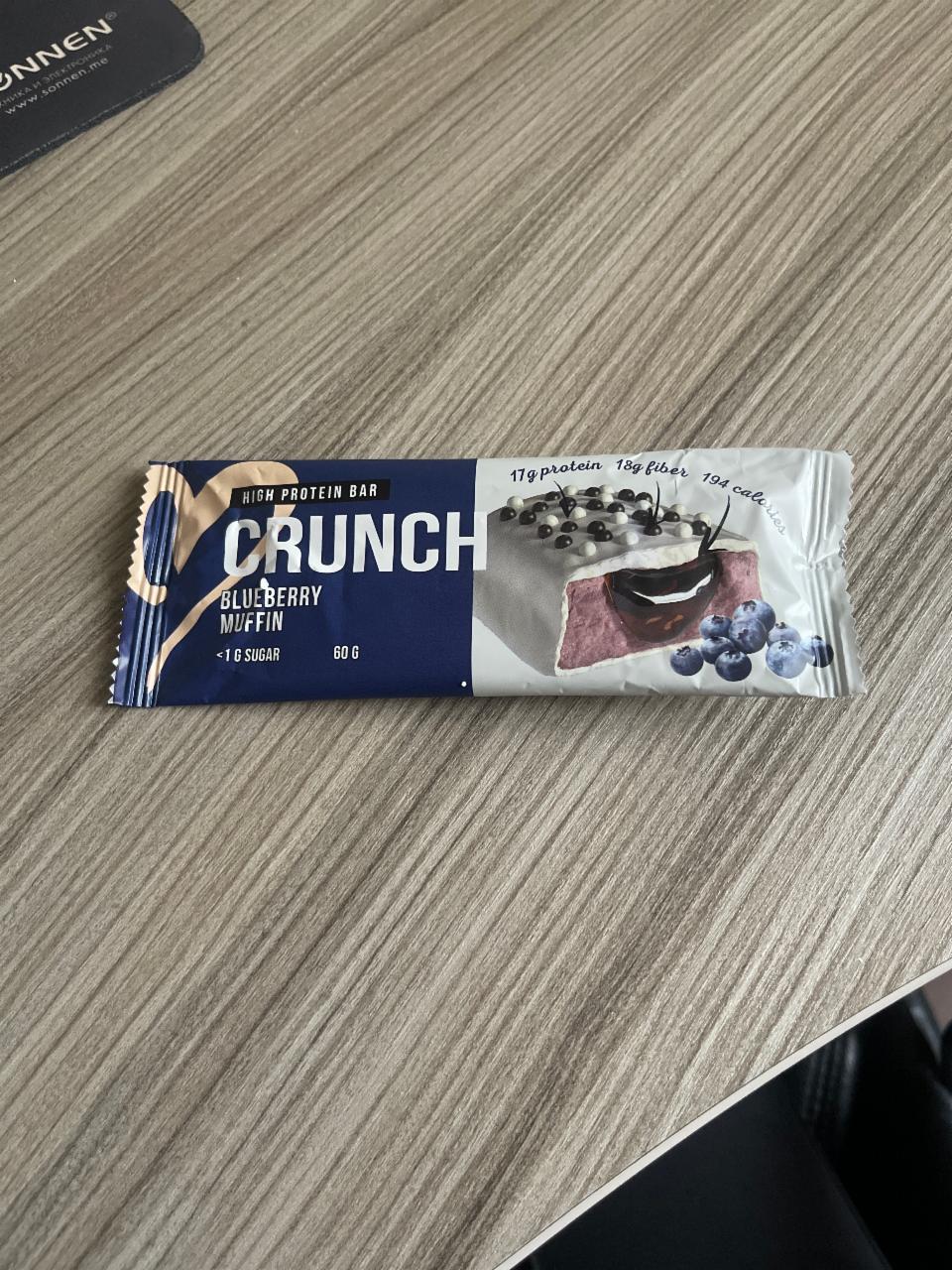 Фото - Батончик протеиновый Blueberry Muffin Crunchy bar