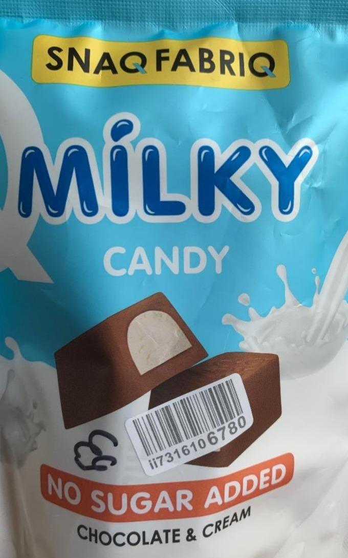 Фото - Milky candy chocolate&cream no sugar added Snaq Fabriq