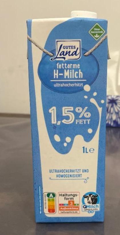 Фото - Fettarme H-Milch 1.5% Gutes Land