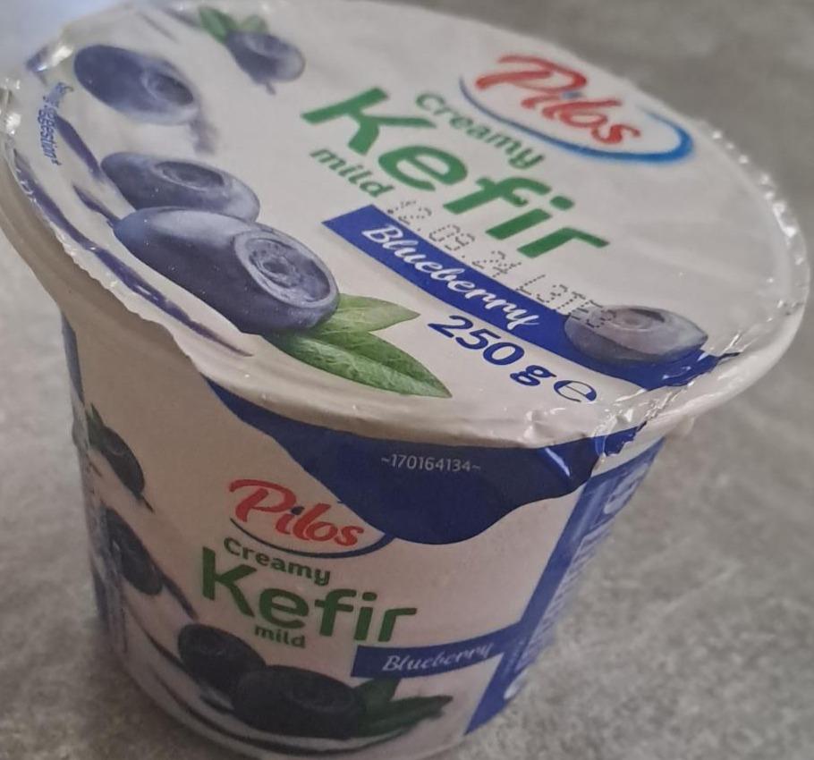 Фото - Kefir creamy mild blueberry Pilos