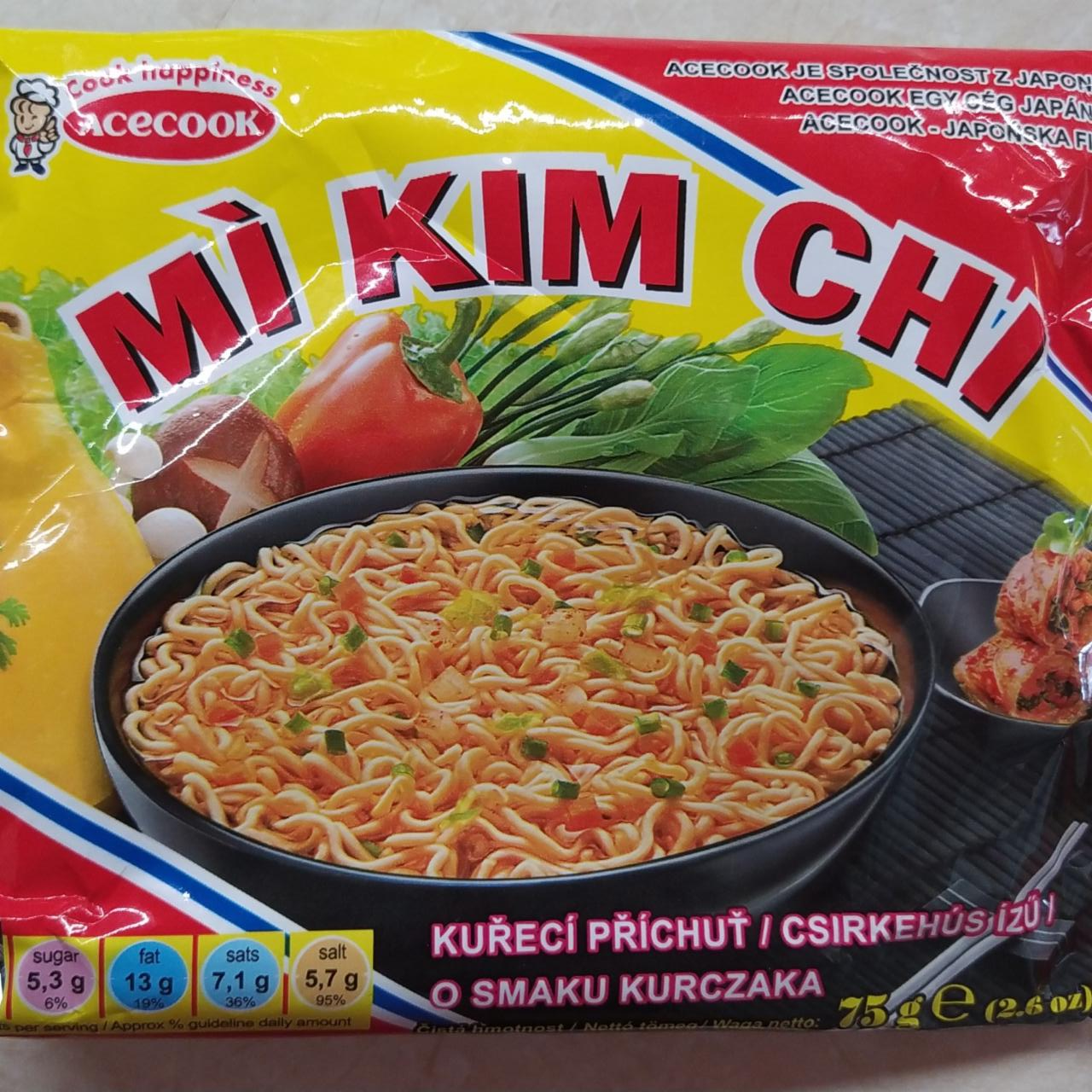 Фото - Mí Kim Chi Kuřecí příchuť Acecook