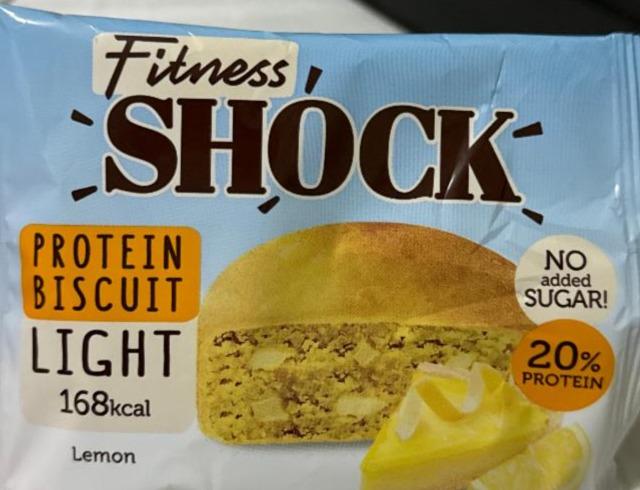 Фото - Protein biscuit light lemon FitnesShock