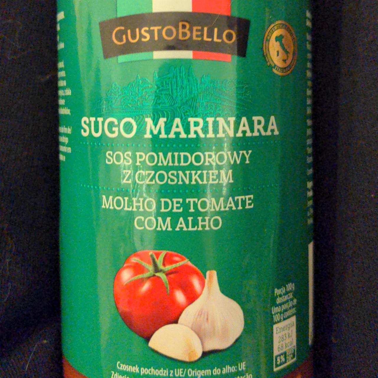 Фото - Sugo Marinara sos pomidorowy z czosnkiem GustoBello