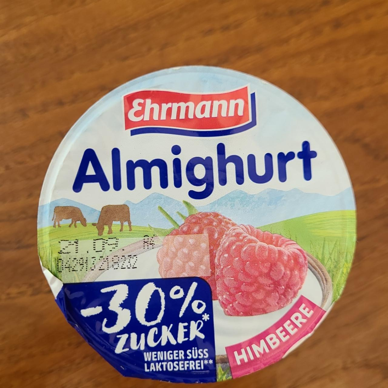 Фото - Almighurt Himbeere -30% Zucker Ehrmann