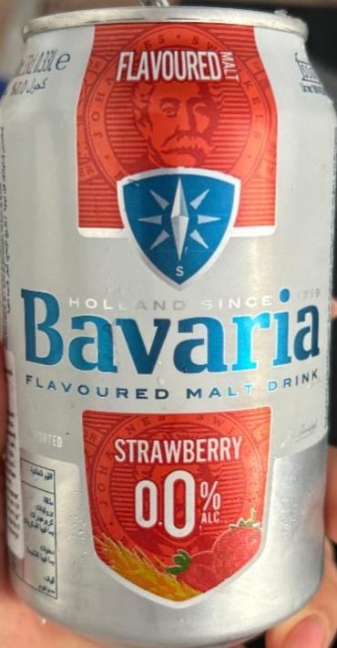 Фото - Flavored malt drink strawberry 00% Bavaria