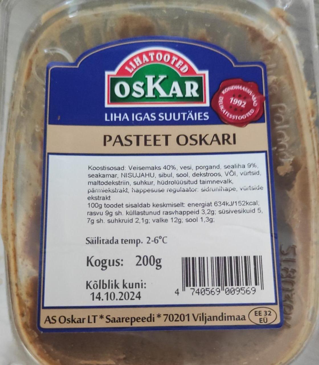 Фото - Pasteer oskari lihtatooted Oskar