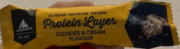 Фото - Protein Layer Cookies Cream Flavour Multipower