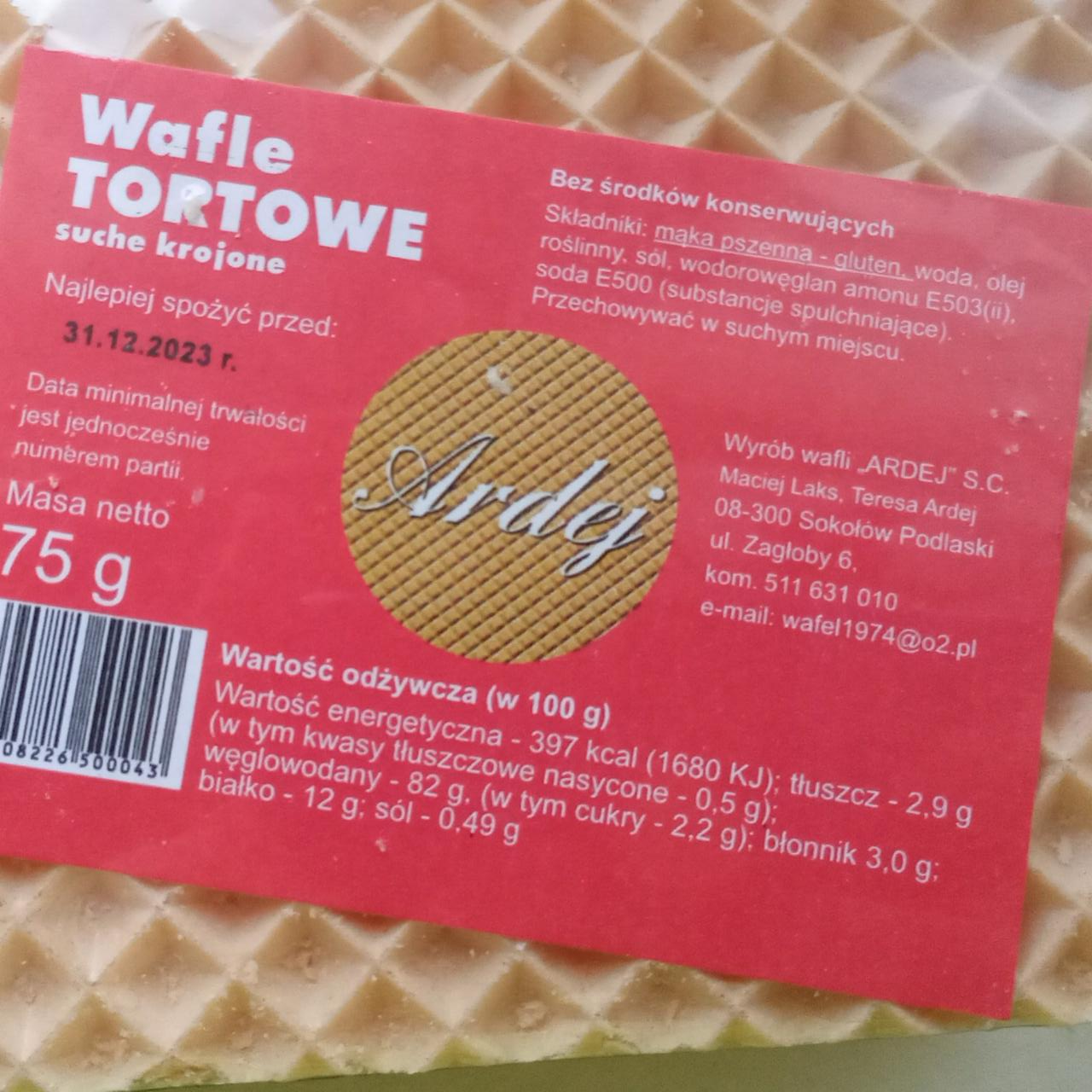 Фото - Wafle tortowe Ardej