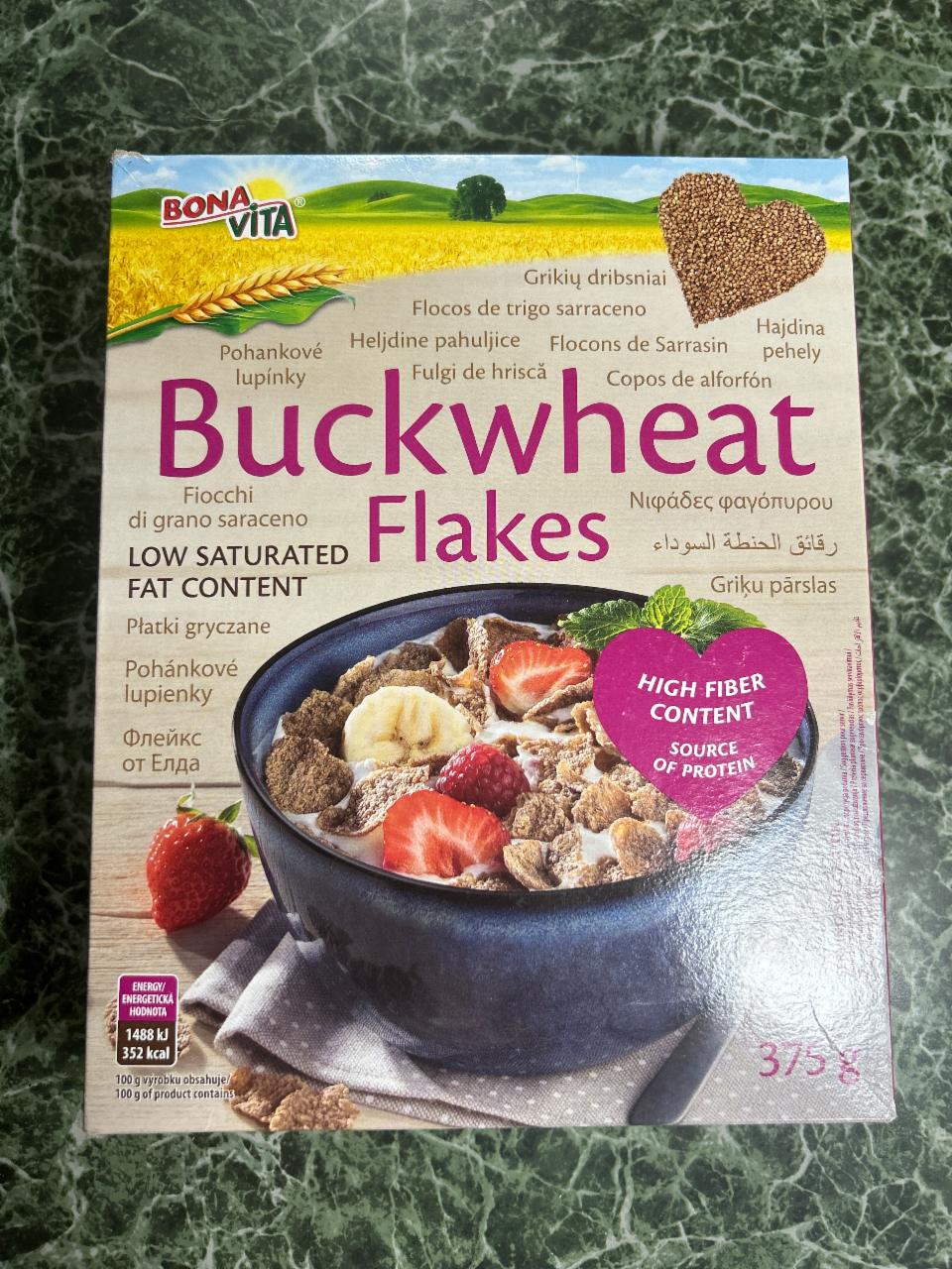 Фото - Buckwheat Flakes Bona Vita