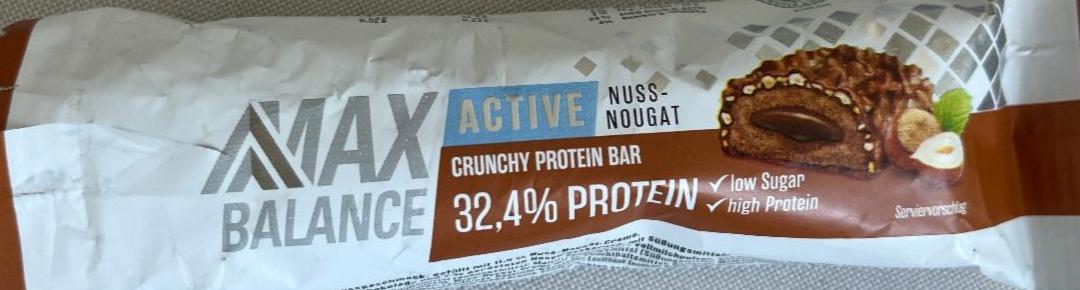 Фото - Grunchy Protein Bar Nuss-Nougat Max Balance