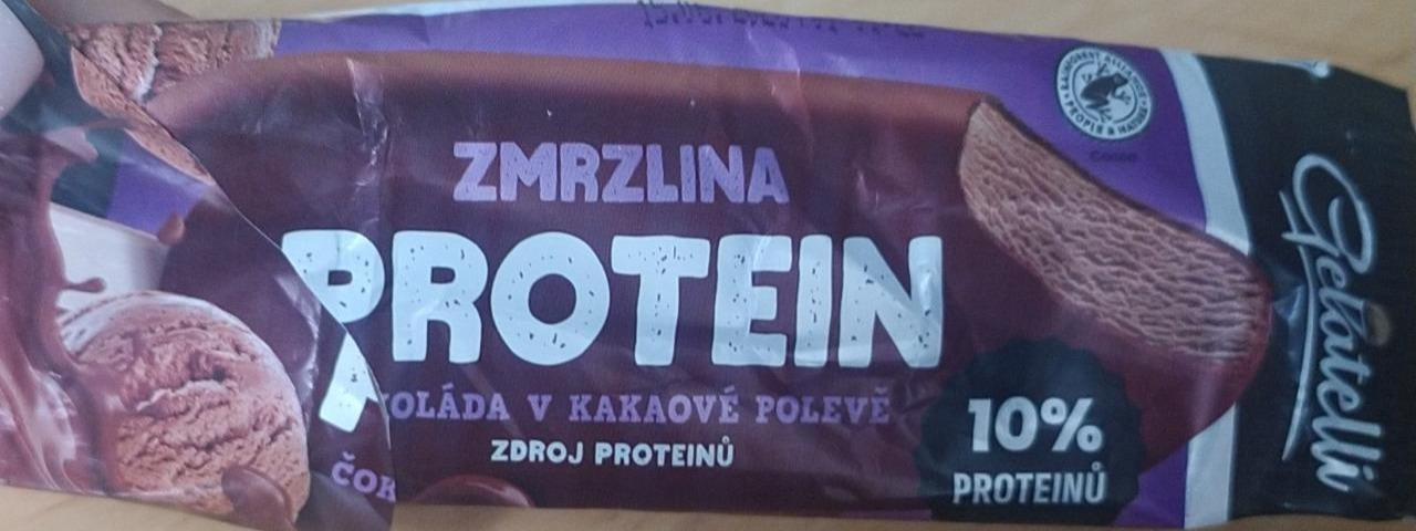 Фото - Zmrzlina protein čokoláda v kakaové polevě Gelatelli