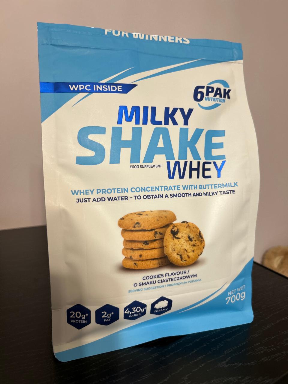 Фото - Milky Shake whey cookie flavour 6PAK Nutrition