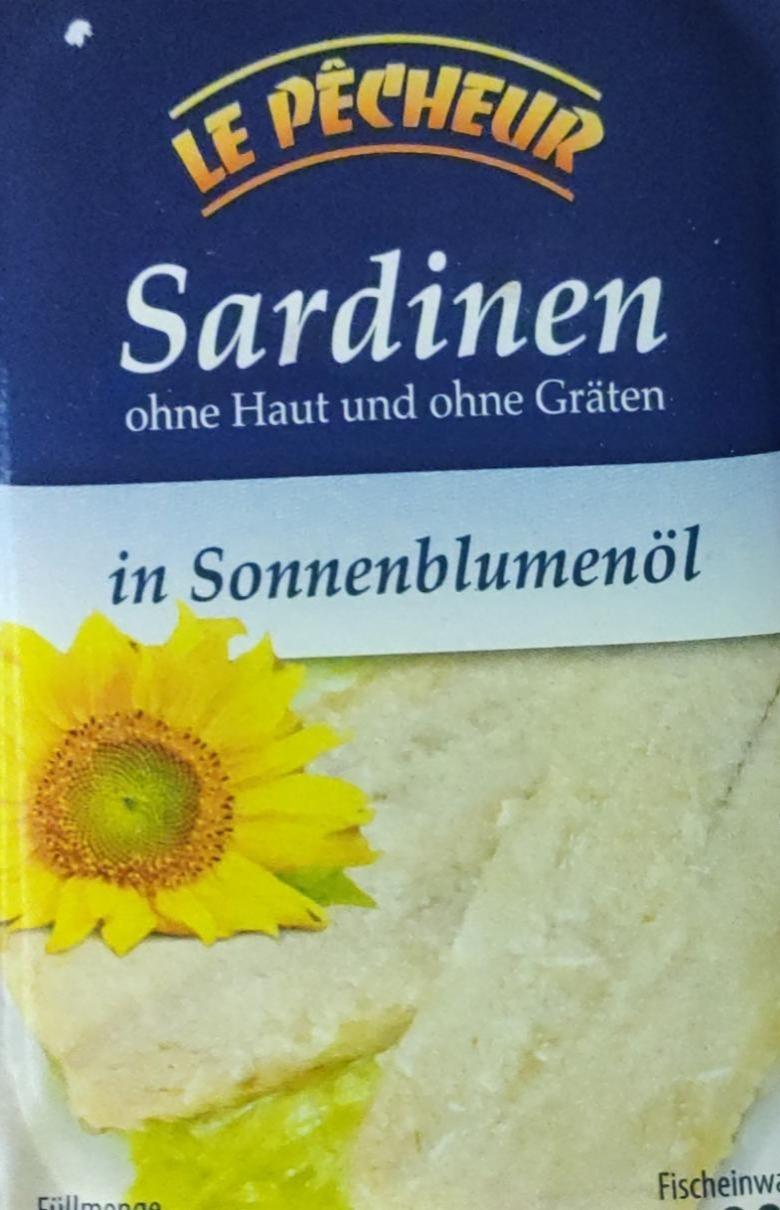 Фото - Sardinen ohne haut und ohne gräten in sonnenblumenöl Le Pêcheur