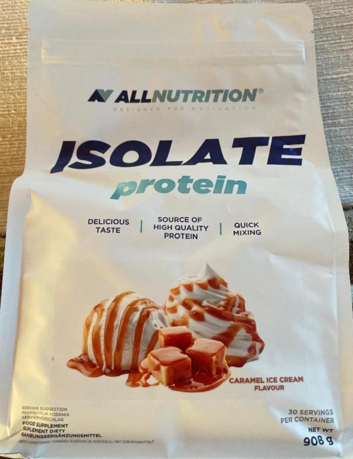 Фото - Isolate Protein Caramel Ice Cream flavour Allnutrition