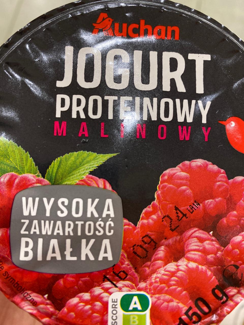 Фото - Jogurt proteinowy malinowy Auchan