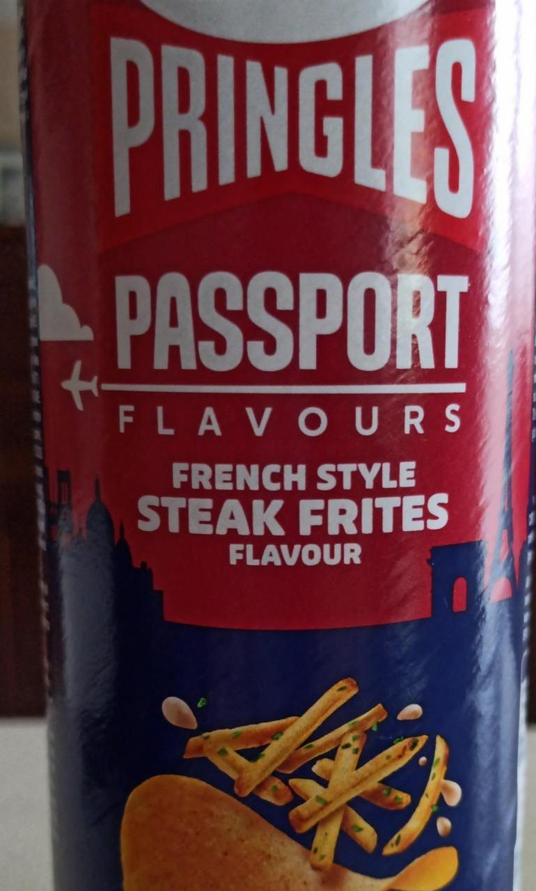 Фото - Passport flavours french style steak frites Pringles