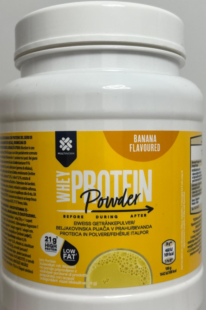 Фото - Whey Protein Power Banana flavoured Multinorm