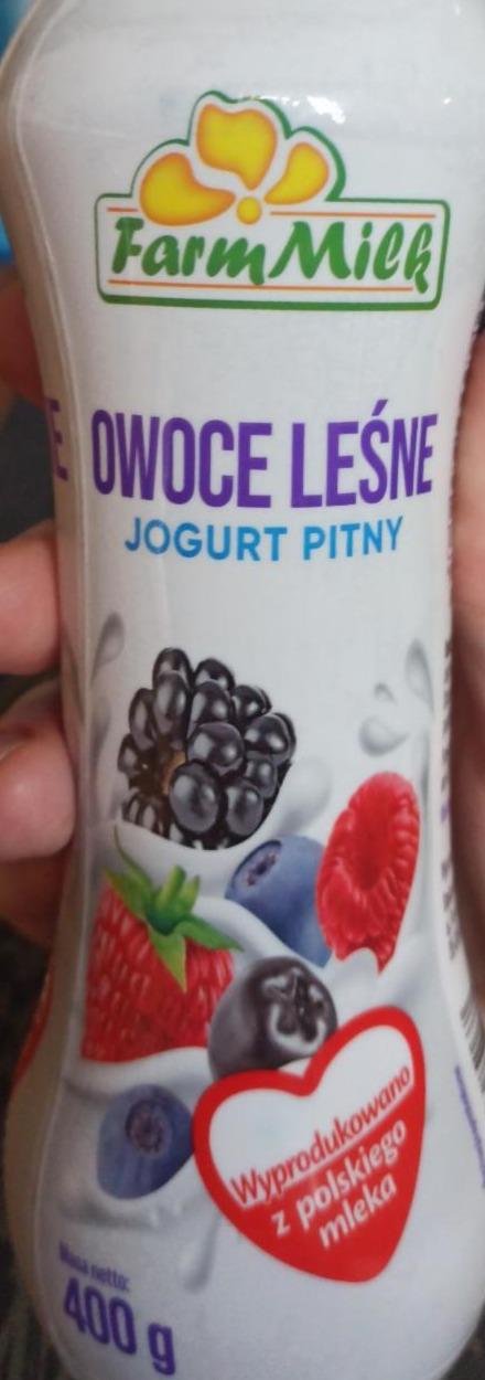 Фото - Owoce leśne jogurt pitny Farm Milk