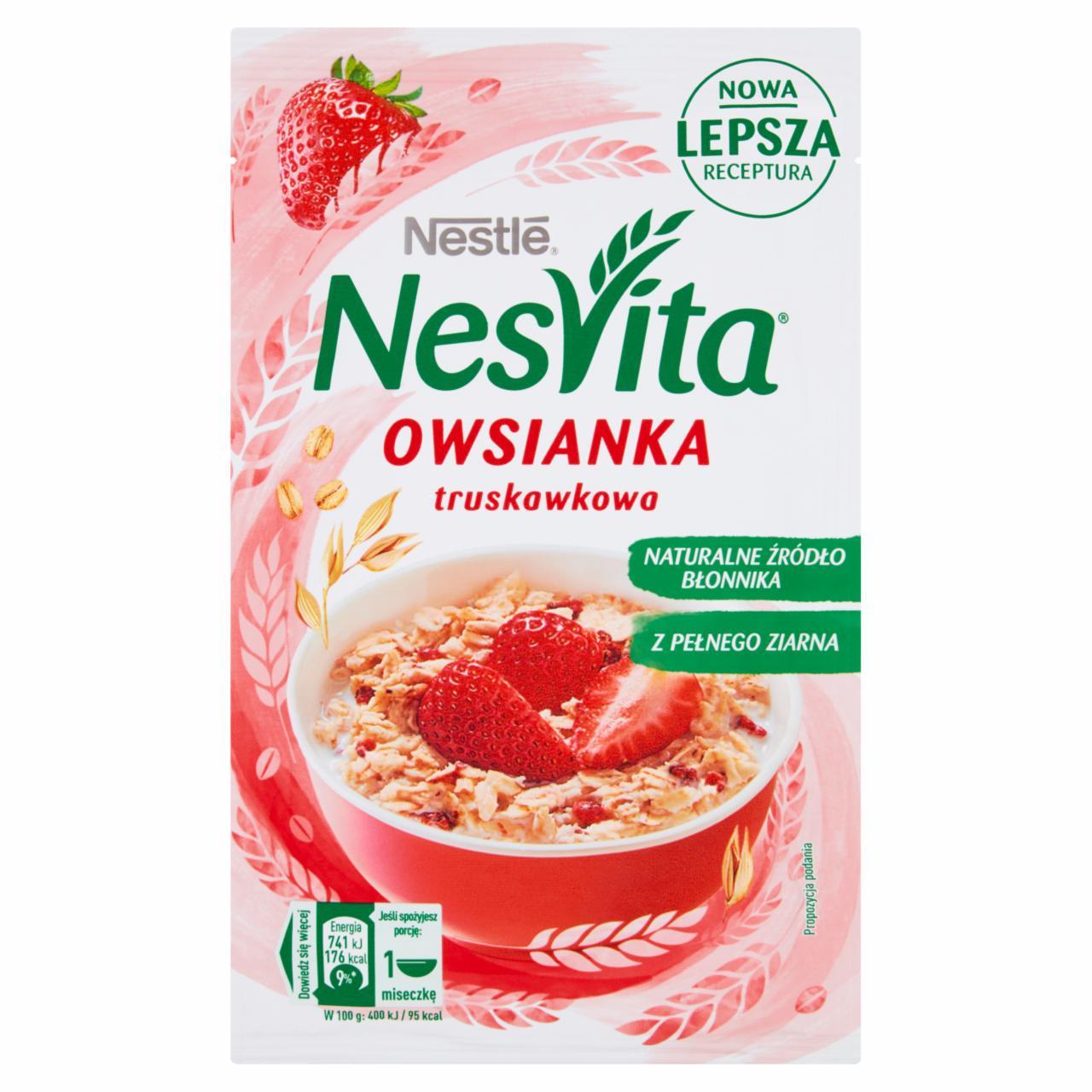 Фото - овсяная каша с клубникой Nesvita