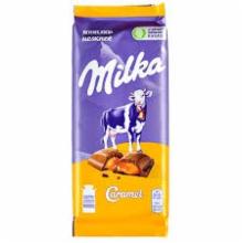 Фото - Шоколад молочный с карамельной начинкой Milka