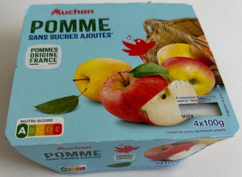 Фото - Pomme sans sucres ajoutes Auchan