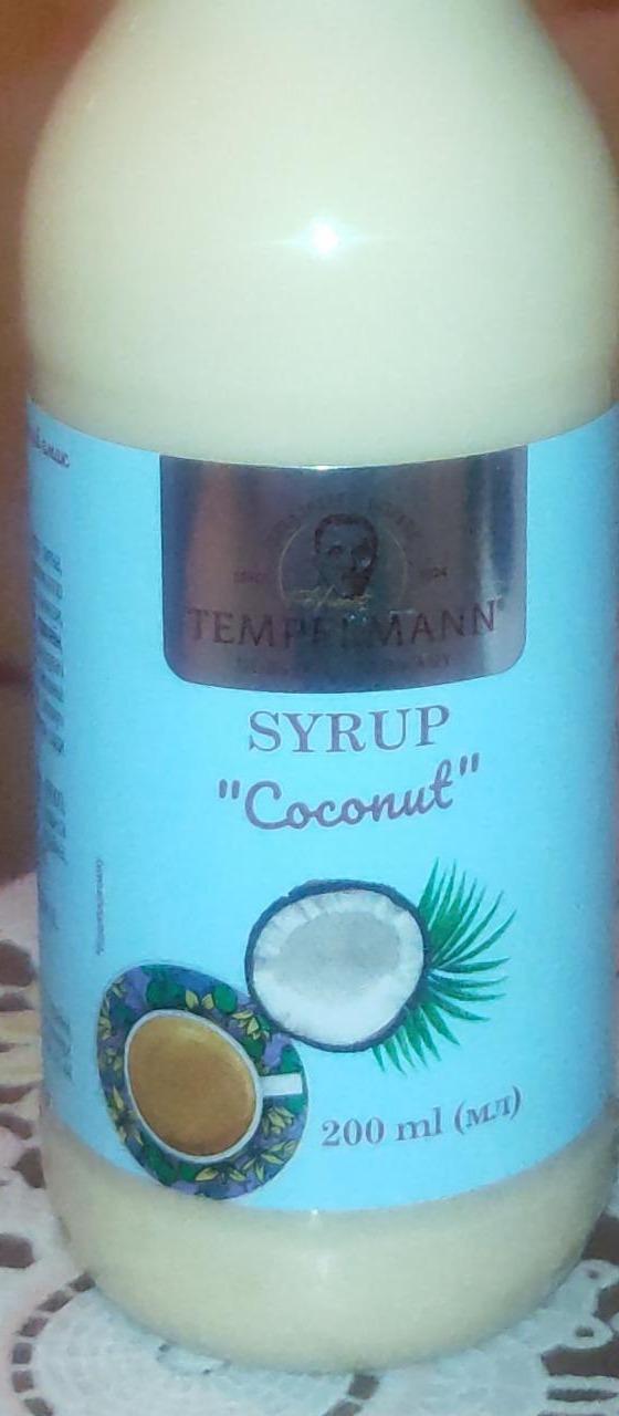 Фото - Syrup coconut Tempelmann