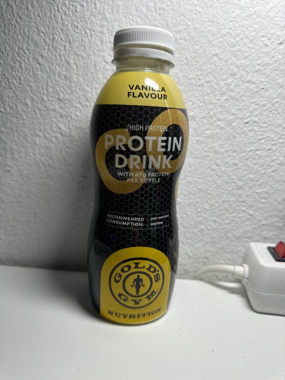 Фото - Protein Drink Vanilla Flavour Gold's Gym