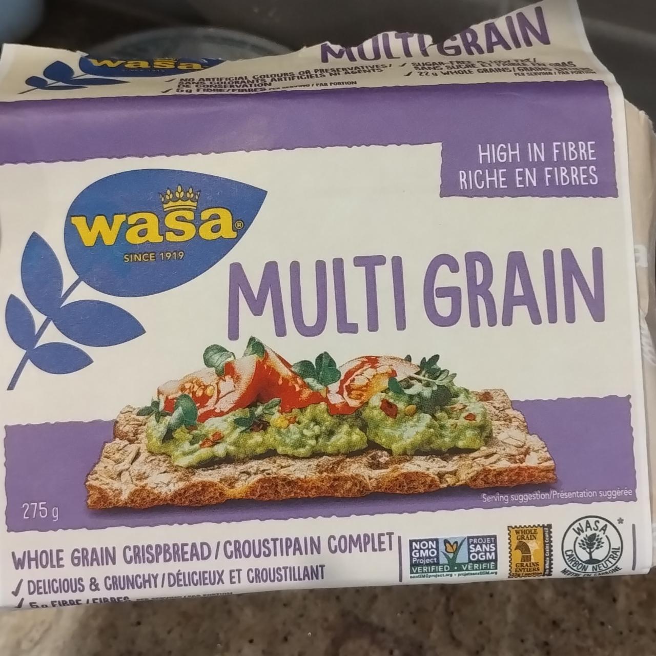 Фото - Multigrain Whole Grain Crispbread Wasa Flatbread