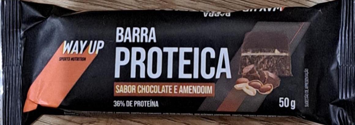 Фото - BARRA PROTEICA SABOR CHOCOLATE E AMENDOIM Way Up