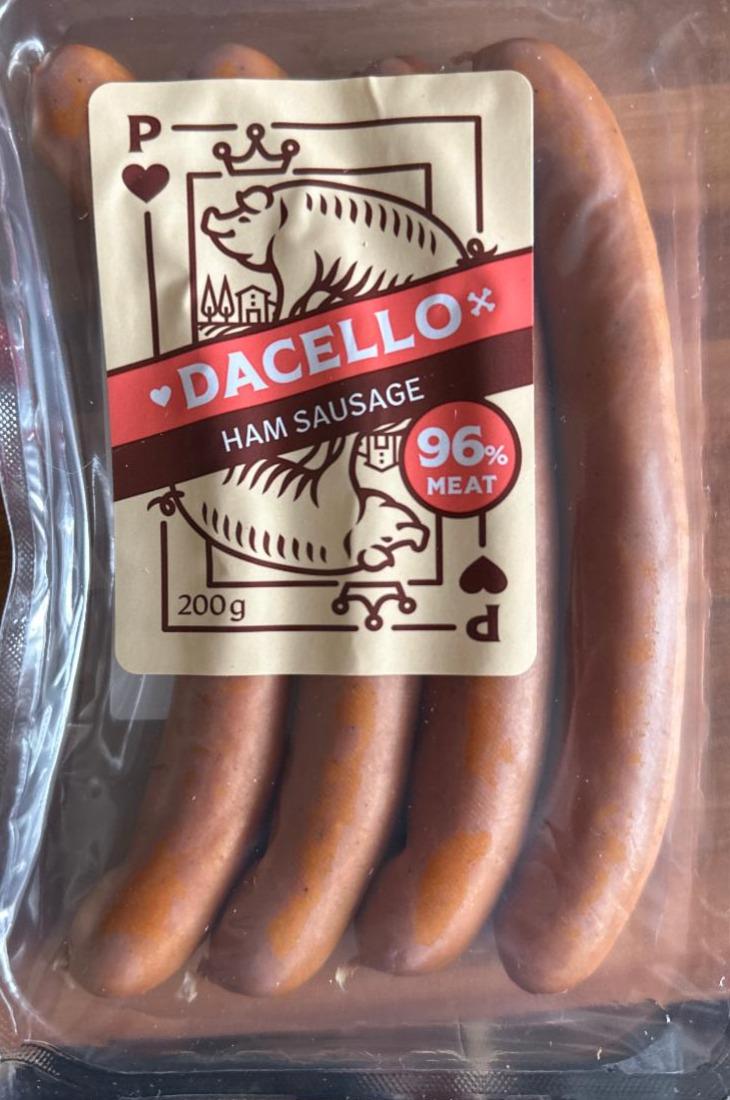 Фото - Ham sausage 96% meat Dacello