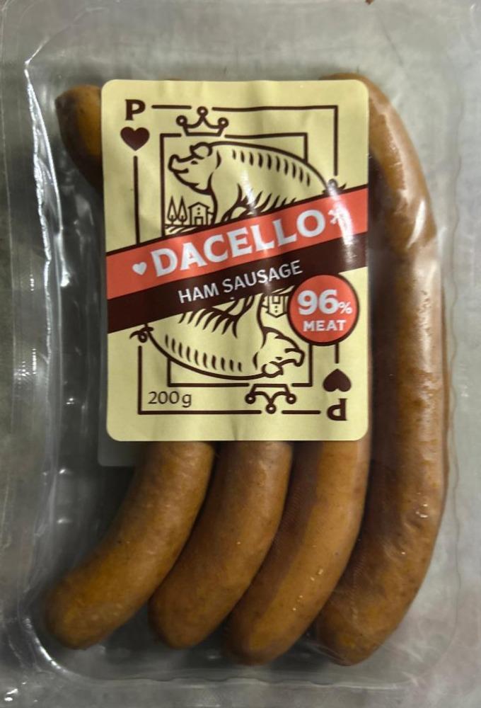 Фото - Ham sausage 96% meat Dacello