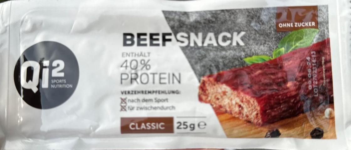 Фото - Beef snack classic Qi2