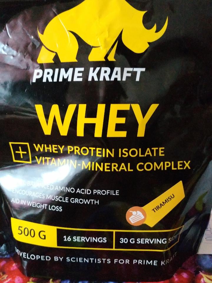 Фото - Whey prime kraft коктейль белковый