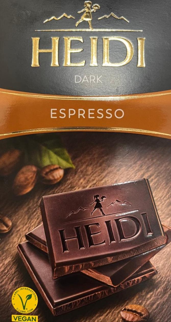 Фото - Шоколад dark&espresso Heidi