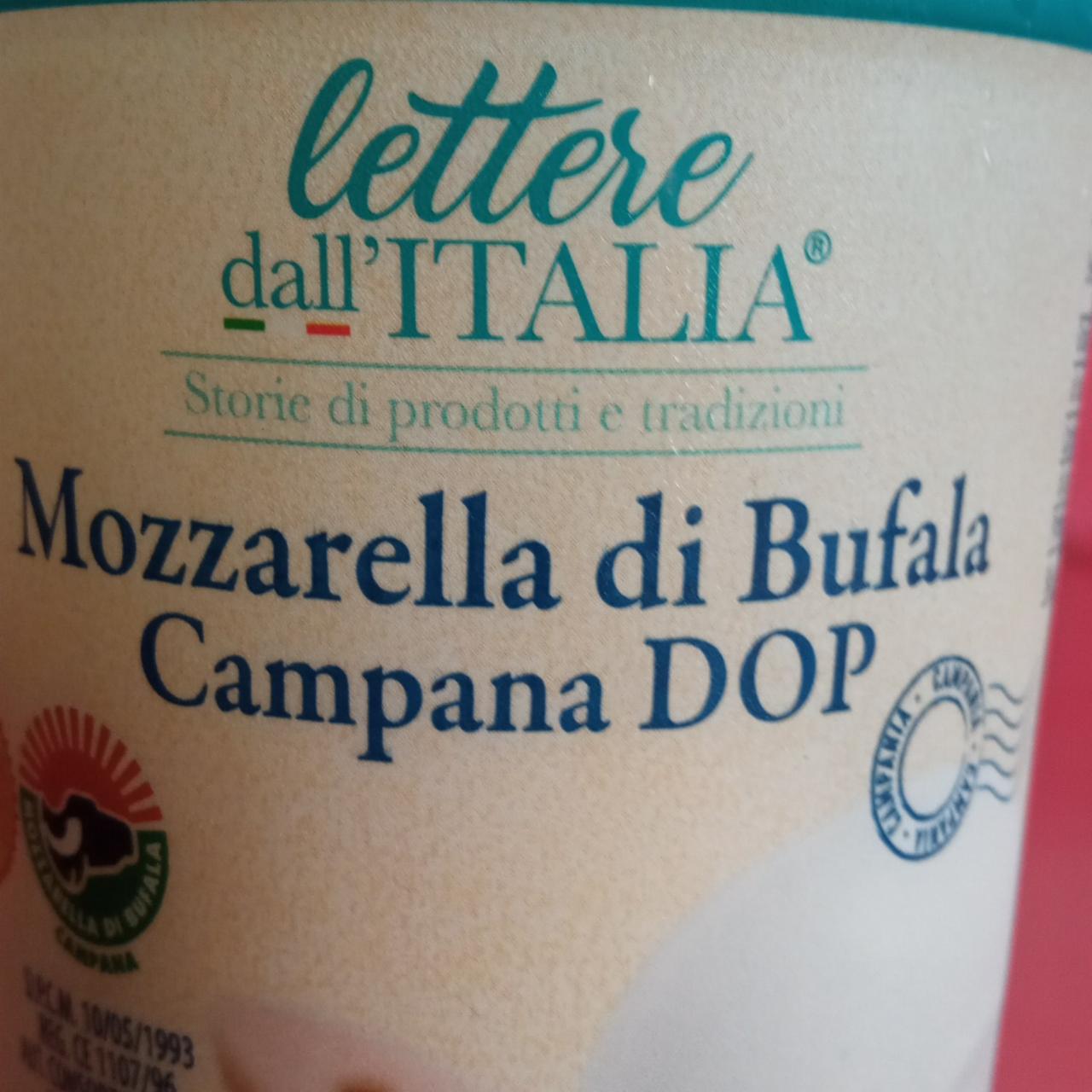 Фото - Mozzarella di bufala campana dop lettere dall Italia