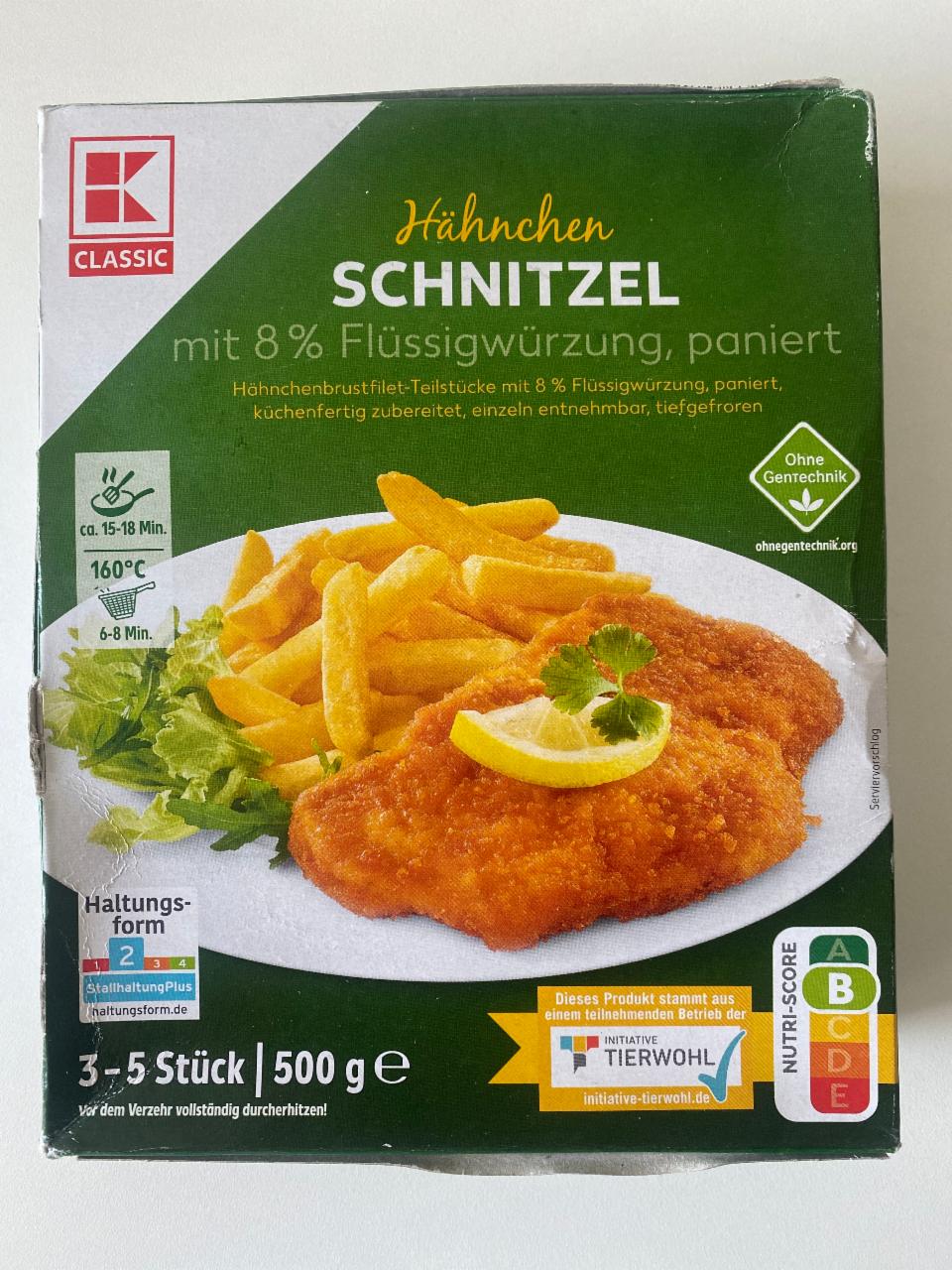 Фото - Hähnchen Schnitzel Verzehrfertig K-Classic