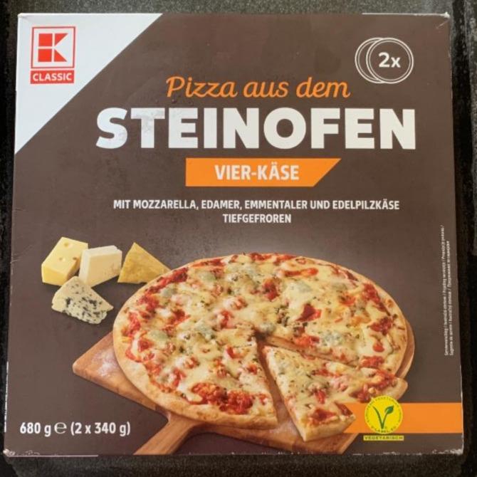 Фото - Pizza aus dem steinofen vier-käse K-Classic