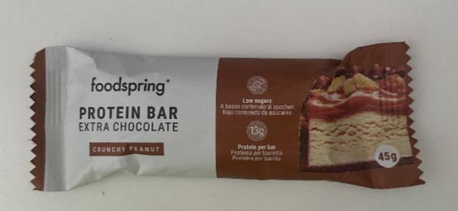 Фото - Protein Bar Extra Chocolate Crunchy Peanut Foodspring