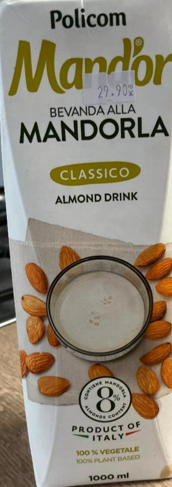 Фото - Bevanda alla mandorla classico almond drink Mandor