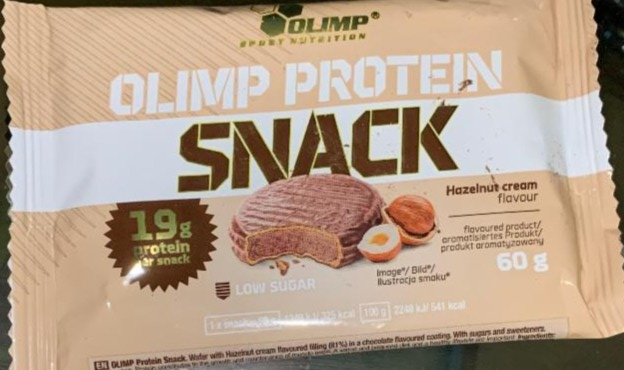 Фото - Протеиновый снек с лесным орехом и шоколадом Olimp sport nutrition