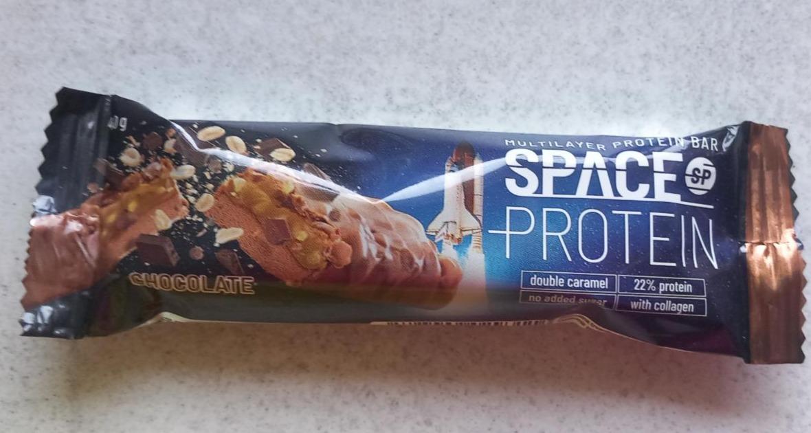 Фото - Multilayer protein bar chocolate Space Protein