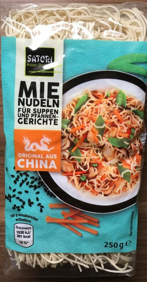 Фото - MIE Nudeln für Suppen und PfanenGerichte Satori