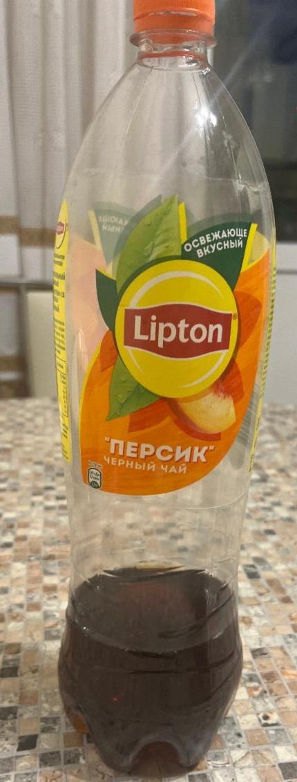 Фото - Чай чёрный персик Lipton