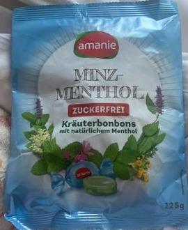 Фото - Minz-menthol zuckerfre! Kräuterbonbons mit natürlichem menthol Amanie